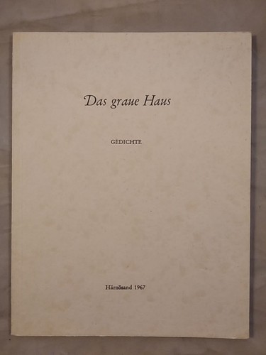 Das graue haus gedichte - das,