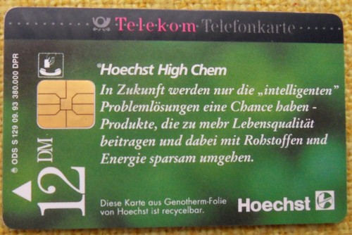Telefonkarte deutschl 129 - telefonkarte, s