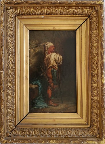 Gemälde öl person - Öl, frankreich
