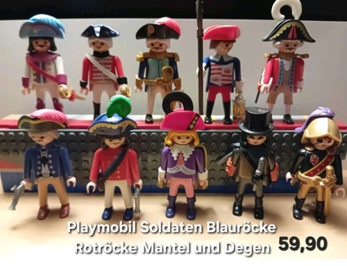 Playmobil figuren soldaten - 10,
